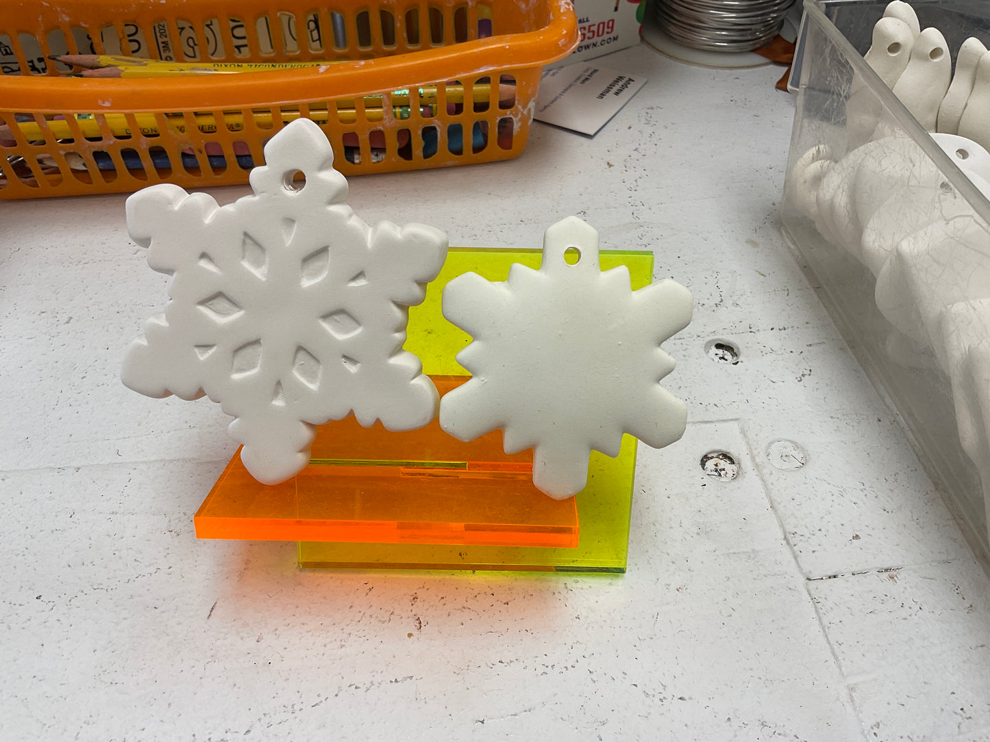 5117 Flat Snowflake Ornament