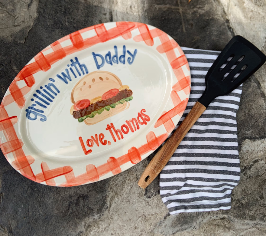 3032 BBQ Platter - Oval Rim Platter_KTF